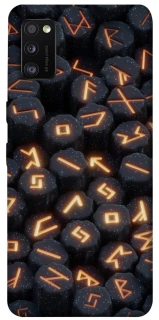 Чехол на Samsung Galaxy A41 Огненые руны фото 1 из 1
