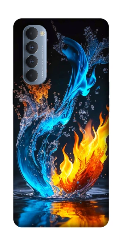Чохол на Oppo Reno 4 Pro Water And Fire фото 1 з 1
