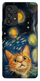 Чехол на Samsung Galaxy A53 5G paint cat фото 1 из 1