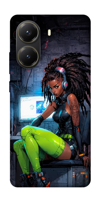 Чохол на Xiaomi Poco X7 Pro Cyber girl фото 1 з 1