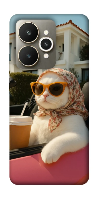 Чохол на Realme 15 Stylish Cat Cruise фото 1 з 1