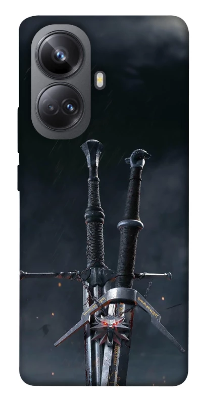 Чехол на Realme 10 Pro+ Мечи Ведьмака фото 1 из 1