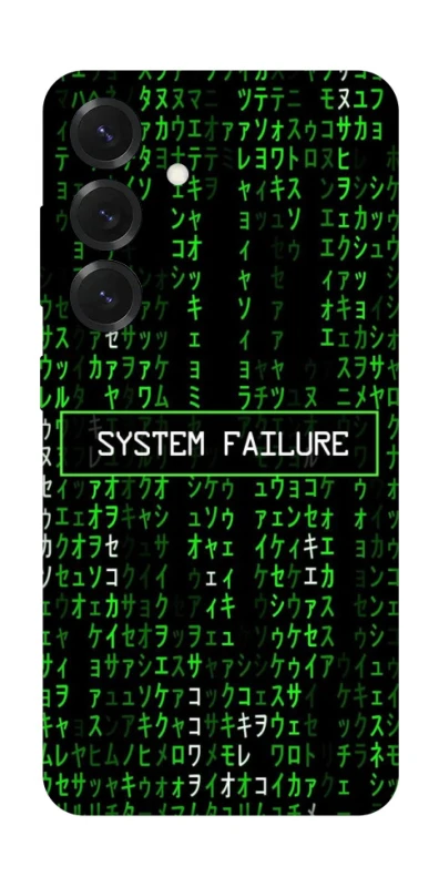 Чохол на Samsung Galaxy S26 Edge Matrix system failure фото 1 з 1
