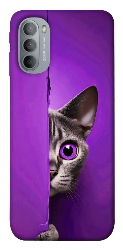 Чохол на Motorola Moto G31 Кіт-підглядач фото 1 з 1