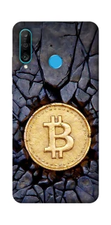 Чохол на Huawei P30 lite Bitcoin cracks фото 1 з 1