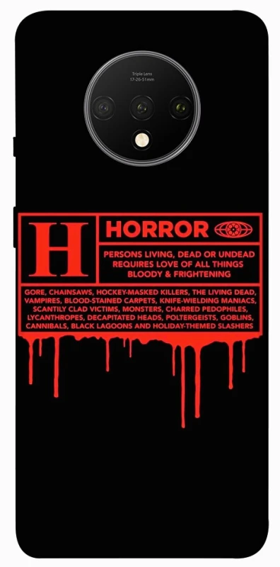 Чохол на OnePlus 7T Horror Halloween фото 1 з 1