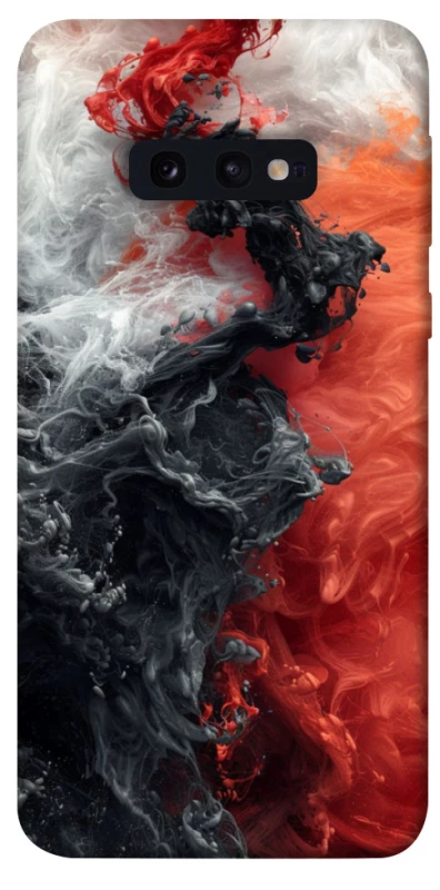 Чохол на Samsung Galaxy S10e Black and Red фото 1 з 1