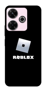 Чохол на Xiaomi Poco M6 4G Roblox logo black фото 1 з 1