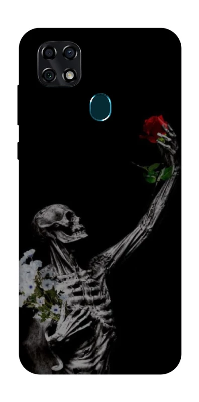 Чохол на ZTE Blade 20 Smart Skeleton vs Rose фото 1 з 1