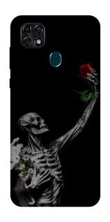 Чехол на ZTE Blade 20 Smart Skeleton vs Rose фото 1 из 1
