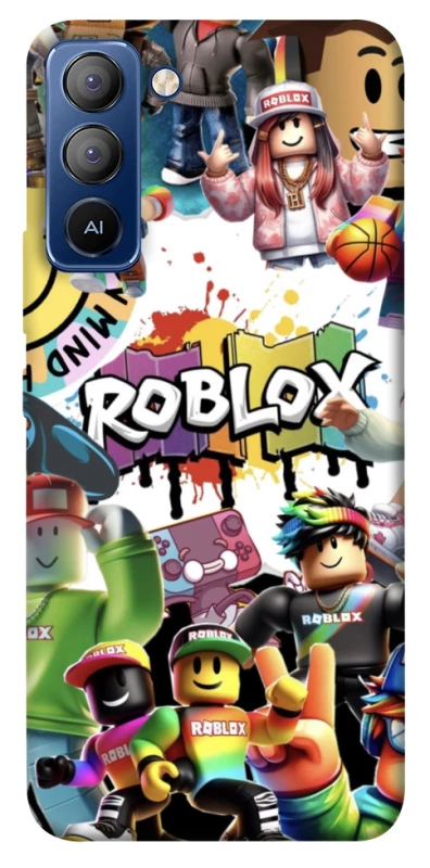 Чохол на TECNO Pop 5 LTE Roblox Characters Collage фото 1 з 1