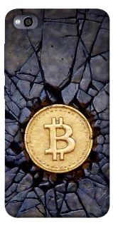 Чохол на Xiaomi Redmi 4a Bitcoin cracks фото 1 з 1