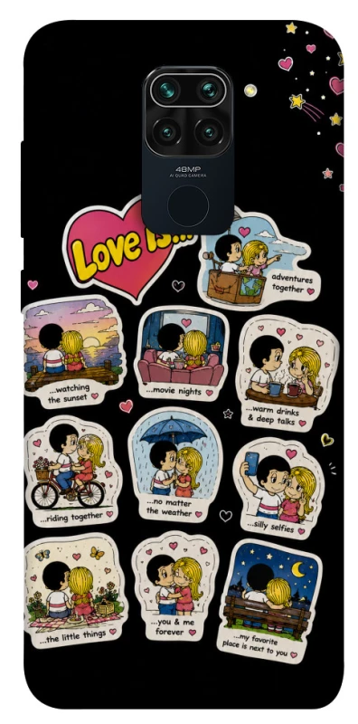 Чохол на Xiaomi Redmi Note 9 / Redmi 10X Love is ver.4 фото 1 з 1