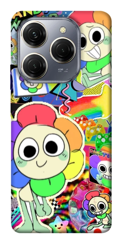 Чохол на TECNO Spark 20 Pro Dandy world collage фото 1 з 1