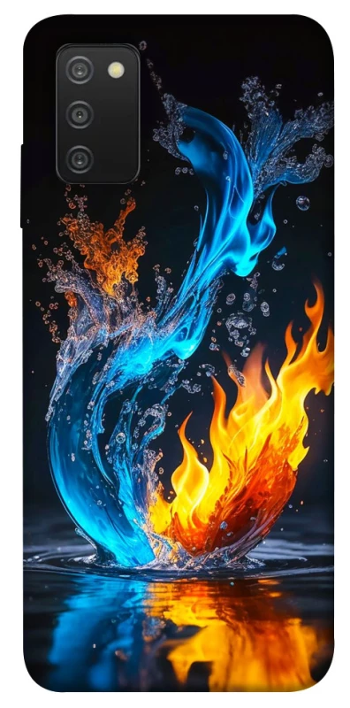 Чехол на Samsung Galaxy A03s Water And Fire фото 1 из 1