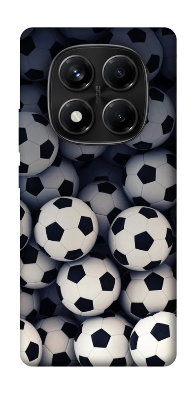 Чохол на Xiaomi Redmi Note 14 Pro 4G Футбольні м'ячи фото 1 з 1