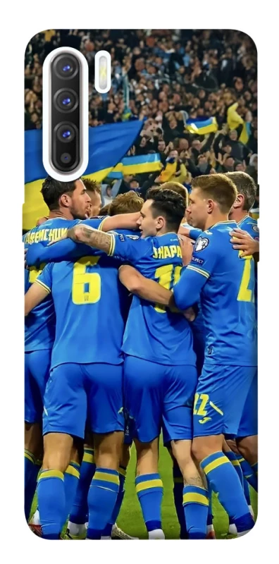 Чехол на Oppo Reno 3 Сборная Украины v3 фото 1 из 1