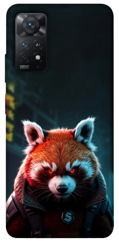 Чохол на Xiaomi Redmi Note 12 Pro 4G Cyber Red Panda фото 1 з 1