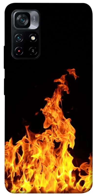 Чехол на Xiaomi Poco M4 Pro 5G Огонь фото 1 из 1