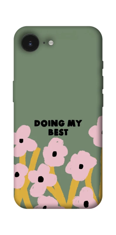 Чехол на Apple iPhone 16e (6.1") Doing my best фото 1 из 1