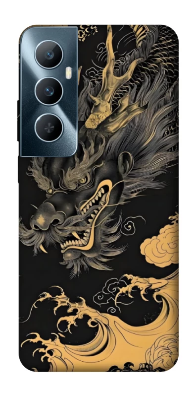 Чохол на Realme C65 4G gold dragon фото 1 з 1