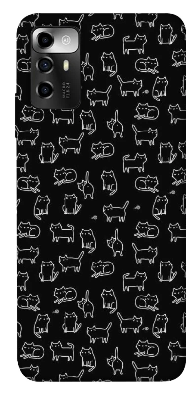 Чохол на ZTE Blade V40 Vita Black Cats фото 1 з 1