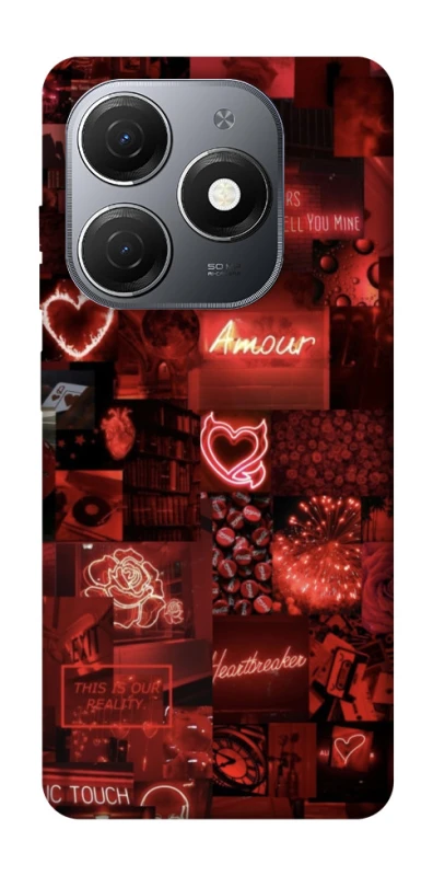 Чохол на TECNO Spark 20 Love collage ver.6 фото 1 з 1