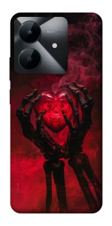 Чехол на Realme Note 60x Heart in the hands of a skeleton фото 1 из 1