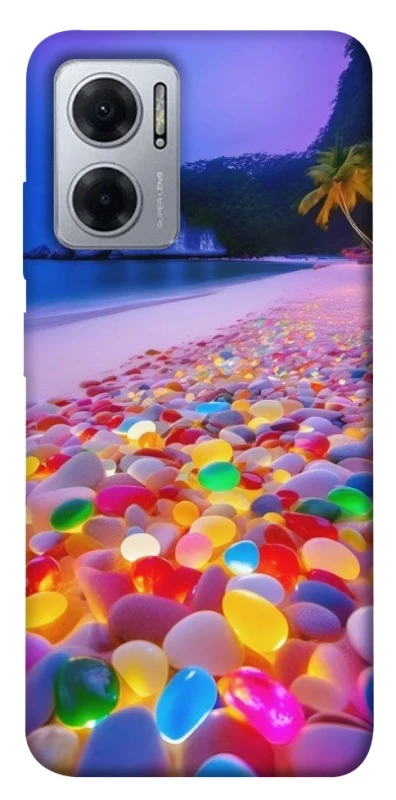 Чохол на Xiaomi Redmi Note 11E Каміння світиться на березі фото 1 з 1