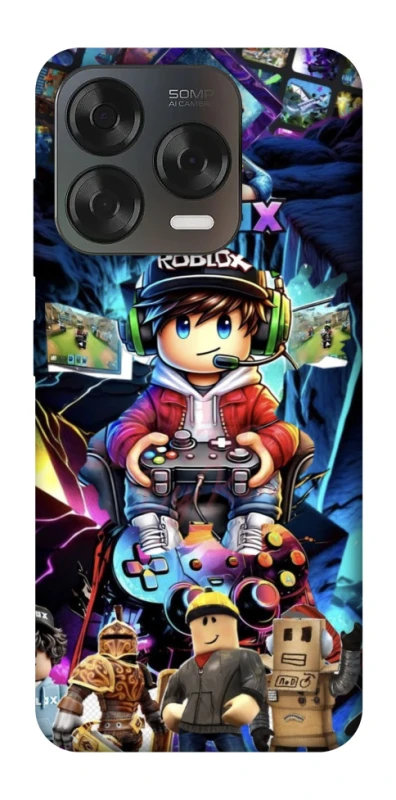 Чехол на ZTE Blade V70 Design Roblox collage ver.4 фото 2 из 2