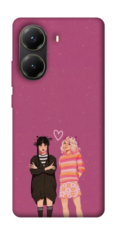 Чохол на Xiaomi Poco X6 Pro Raven & Rainbow Wednesday фото 1 з 1