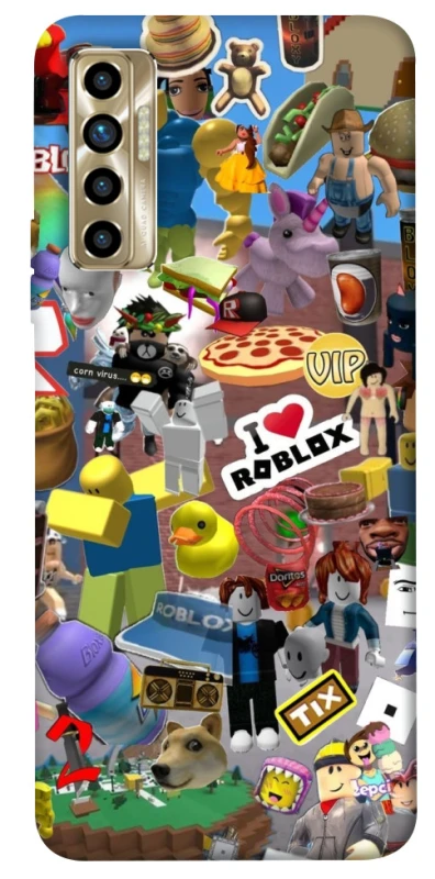 Чохол на TECNO Camon 17P Roblox collage ver.5 фото 1 з 1
