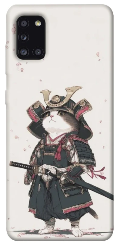 Чохол на Samsung Galaxy A31 Samurai Cat Warrior фото 1 з 1