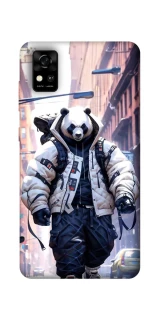Чохол на ZTE Blade A31 Панда кур'єр фото 1 Чохол на ZTE Blade A31 Панда кур'єр фото 1 з 1