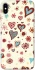 Чехол на Apple iPhone X (5.8") Pretty hearts фото 1 из 1