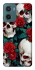Чохол на Motorola Moto G06 skull and rose фото 1 з 1