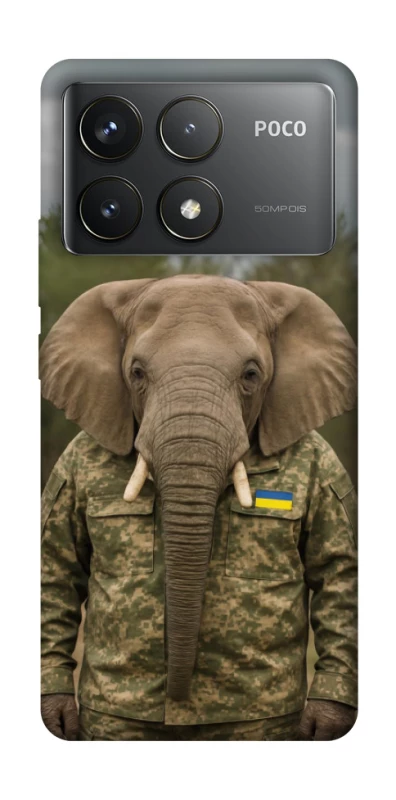 Чохол на Xiaomi Poco F6 Pro Слон захисник фото 1 з 1