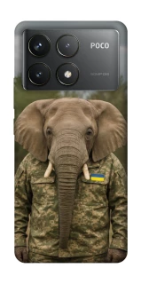 Чехол на Xiaomi Poco F6 Pro Слон защитник фото 1 из 1