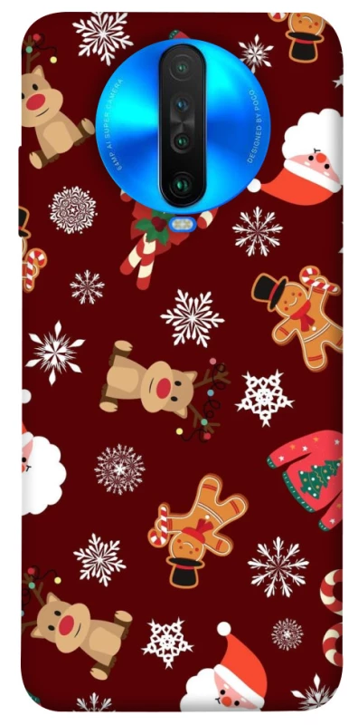 Чохол на Xiaomi Poco X2 Новорічний v6 фото 1 з 1