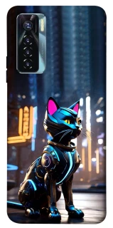 Чехол на TECNO Camon 17 Pro Cyber cat фото 1 из 1