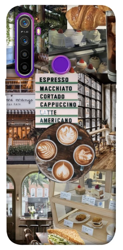 Чохол на Realme 5 Coffee collage ver.5 фото 1 з 1