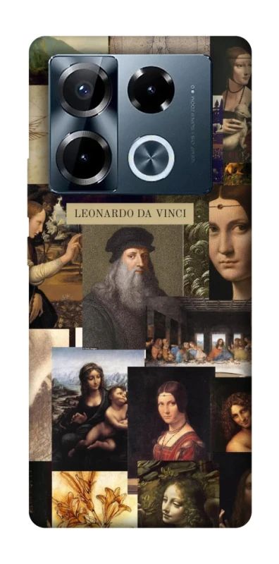 Чехол на Infinix Note 40 Pro 4G Leonardo da Vinci фото 1 из 1
