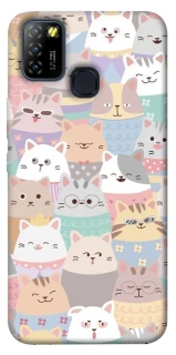 Чехол на Infinix Hot 10 Lite Funny Kittens ver.2 фото 1 из 1