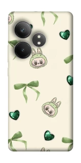 Чехол на Realme GT Neo 6 Labubu Green Heart фото 1 из 1