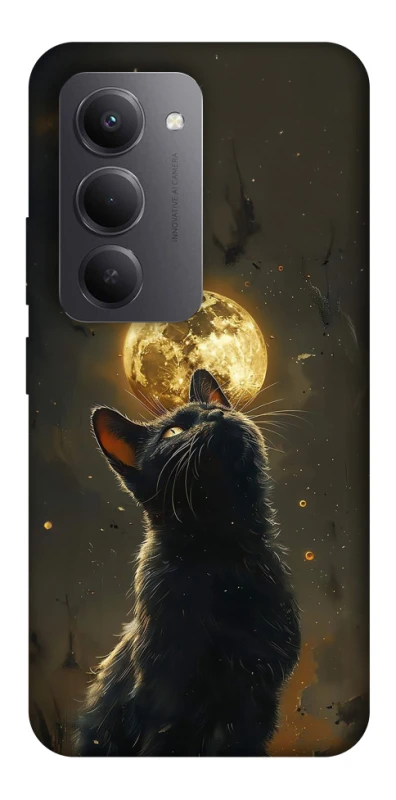 Чехол на Xiaomi Redmi 15 (EU) Кот под луной v2 фото 1 из 1