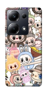Чехол на Xiaomi Poco M6 Pro 4G All Labubus фото 1 из 1
