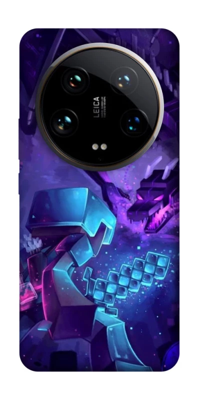 Чохол на Xiaomi 14 Ultra Minecraft dragon фото 1 з 1