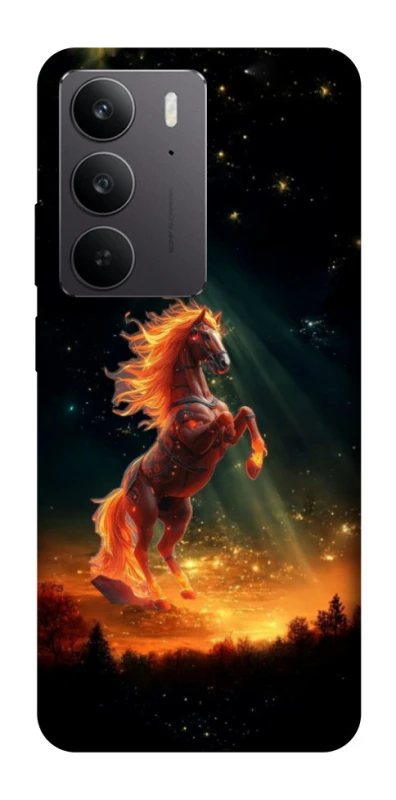 Чехол на Realme C75 Red Fire Horse ver.2 фото 1 из 1