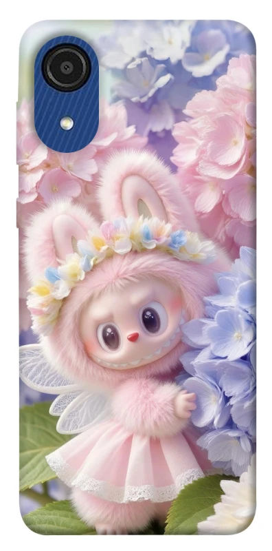 Чехол на Samsung Galaxy A03 Core Labubu & Flowers ver.1 фото 1 из 1