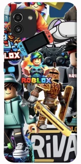 Чохол на Samsung Galaxy A03 Roblox collage ver.1 фото 1 з 1